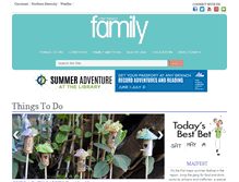 Tablet Screenshot of cincinnatifamilymagazine.com